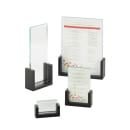 Cal-Mil 1510-411 Tabletop Menu Card Holder w/ Acrylic Insert - 4W x 11"H, Black Base thumbnail 2