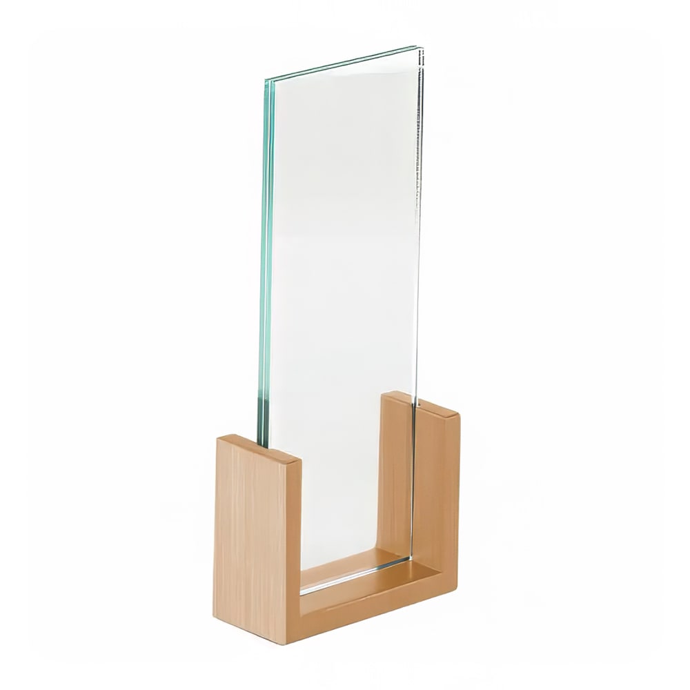 Cal-Mil 1510-411-60 Tabletop Menu Card Holder - 4" x 11", Bamboo