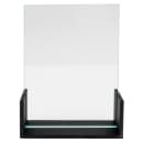 Cal-Mil 1510-811 Tabletop Menu Card Holder - 8 1/2" x 11", Acrylic/Black thumbnail 2