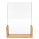 Cal-Mil 1510-811-60 Tabletop Menu Card Holder - 8 1/2" x 11", Acrylic/Bamboo thumbnail 2