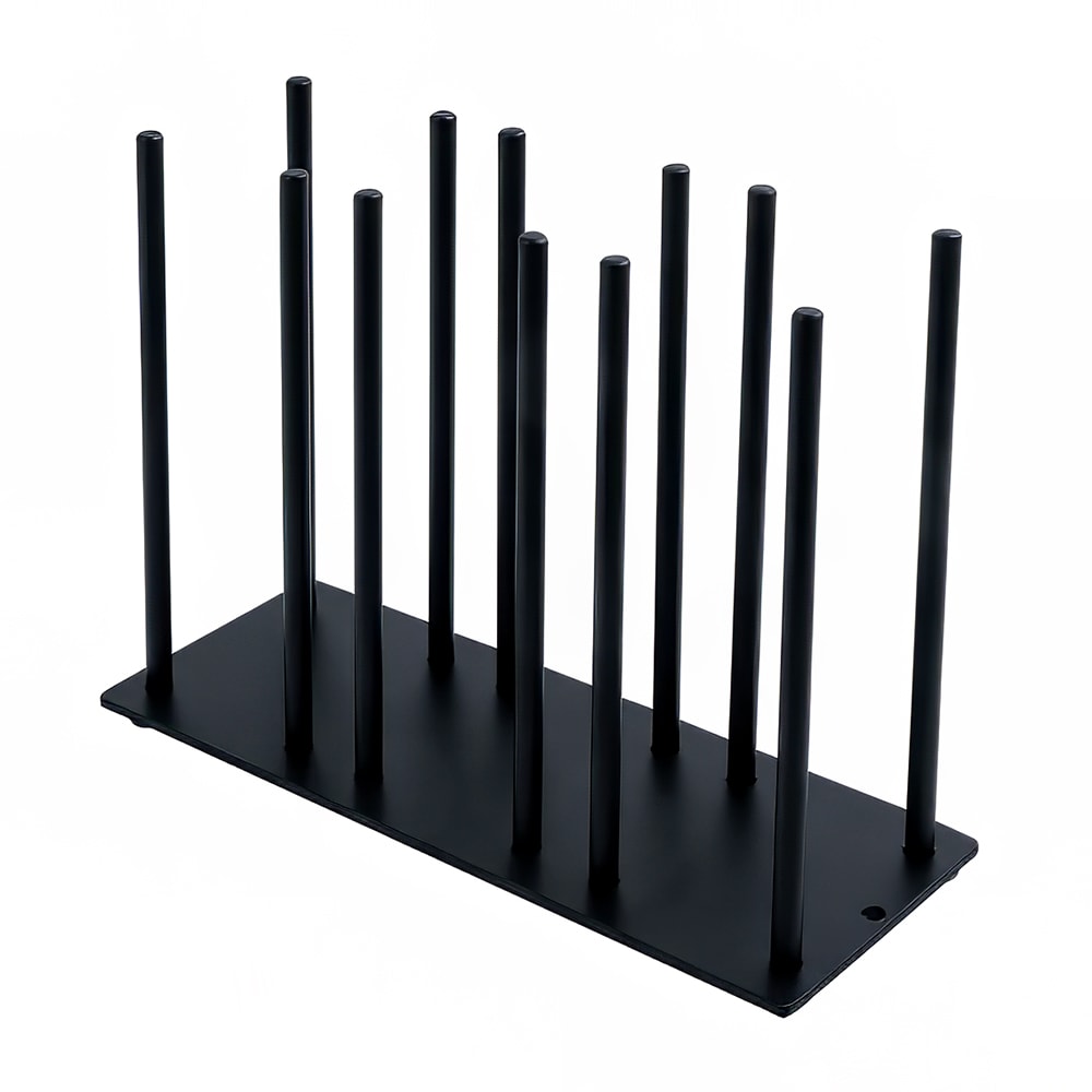 Cal-Mil 1516-2-13 Iron Lid Ramekin Organizer w/ 3 Slots Per Unit, 8 1/8 x 3 x 6"