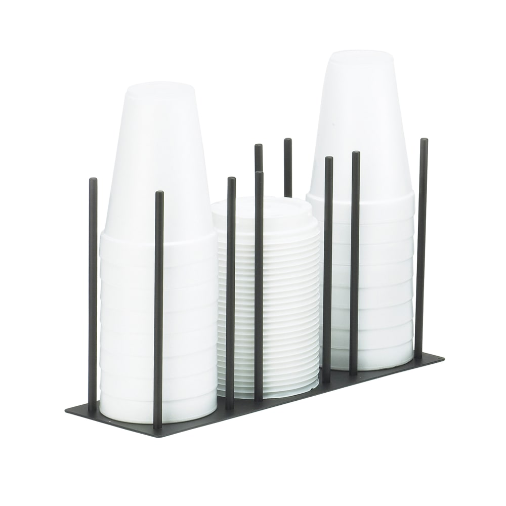 Cal-Mil 1516-3-13 Cup & Lid Organizer, (3) Compartment, All Cup Types