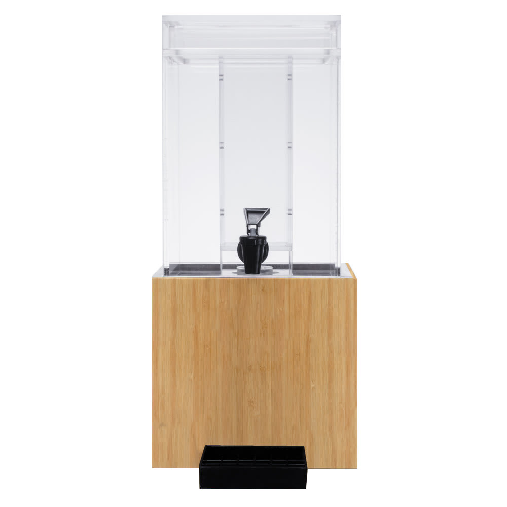 Cal-Mil 1527-1INF-60 1 1/2 gal Beverage Dispenser w/ Infuser - Plastic Container, Bamboo Base