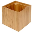 Cal-Mil 1527-3-60 3 gal Beverage Dispenser w/ Ice Tube - Plastic Container, Bamboo Base thumbnail 4