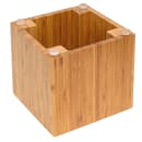 Cal-Mil 1527-3-60 3 gal Beverage Dispenser w/ Ice Tube - Plastic Container, Bamboo Base thumbnail 5