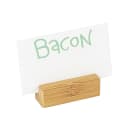 Cal-Mil 1543-60 Tabletop Menu Card Holder -  3/4" x 2 1/4", Bamboo thumbnail 5