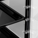 Cal-Mil 1574-13 Soho Display Case - Attendant Serve, 17 1/4x12 3/4x20 3/4", Black thumbnail 8