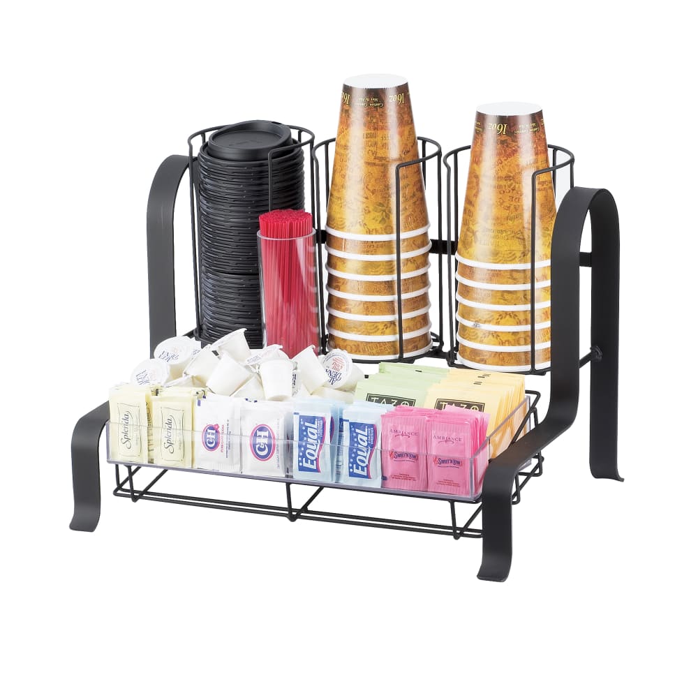 Cal-Mil 1594-13 Cup & Lid Organizer, (5) Compartment, All Cup Types