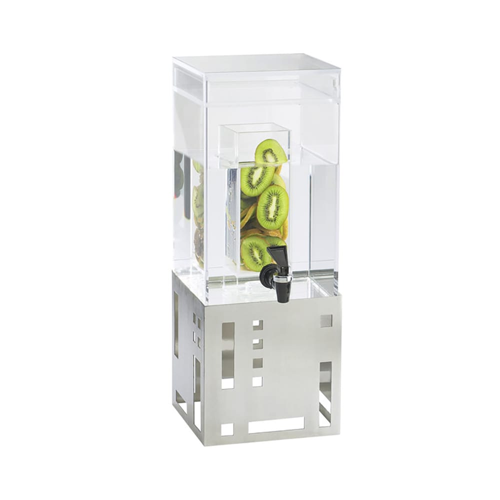 Cal-Mil 1602-1INF-55 1 1/2 gal Beverage Dispenser w/ Infuser - Plastic Container, Stainless Base