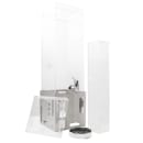 Cal-Mil 1602-3-55 3 gal Beverage Dispenser w/ Ice Tube - Plastic Container, Stainless Base thumbnail 2