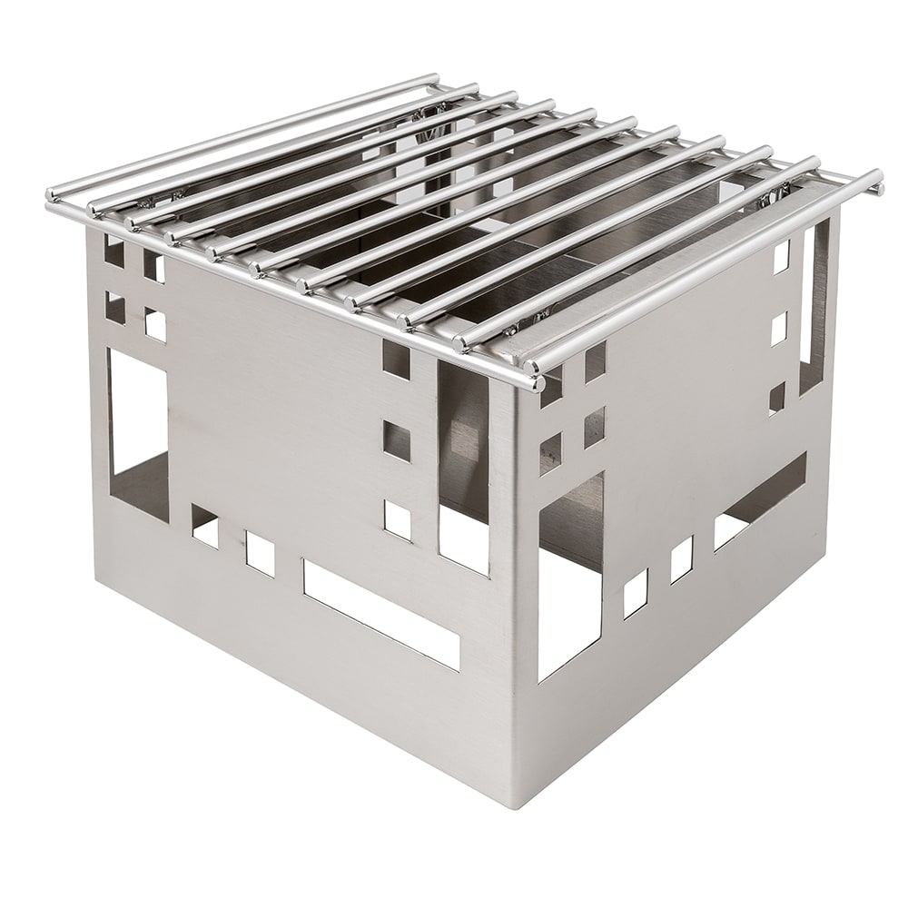Cal-Mil 1612-12-55 Squared Chafer Alternative, 12" x 12" x 7 3/8", Stainless