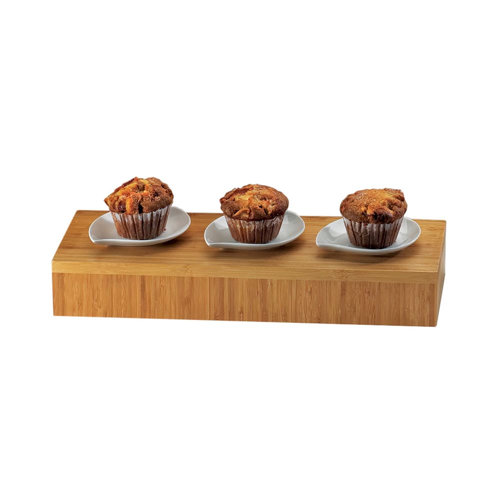Cal-Mil 166-3-60 Bamboo Rectangular Display Riser, 20 x 7 x 3" High