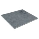 Cal-Mil 1711-5-65 12" Square Buffet Riser w/ Slate Top - 5"H, Metal, Black thumbnail 5