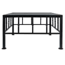 Cal-Mil 1711-7-65 12" Square Buffet Riser w/ Slate Top - 7"H, Metal, Black thumbnail 2