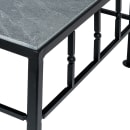 Cal-Mil 1711-7-65 12" Square Buffet Riser w/ Slate Top - 7"H, Metal, Black thumbnail 6
