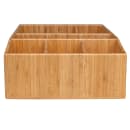 Cal-Mil 1714-60 Coffee Amenity Organizer w/ 9 Compartments, Bamboo thumbnail 5