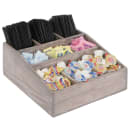 Cal-Mil 1714-110 Condiment Organizer w/ (9) Bins - Gray thumbnail 2