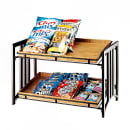 Cal-Mil 1722 2 Tier Display Stand w/ Slanted Shelves - 23"W x 13"D x 15"H, Metal, Black thumbnail 6