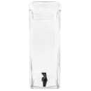 Cal-Mil 1733-3 3 Gallon Square Glass Beverage Dispenser - Clear thumbnail 2