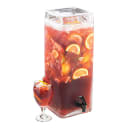 Cal-Mil 1733-3 3 Gallon Square Glass Beverage Dispenser - Clear thumbnail 7