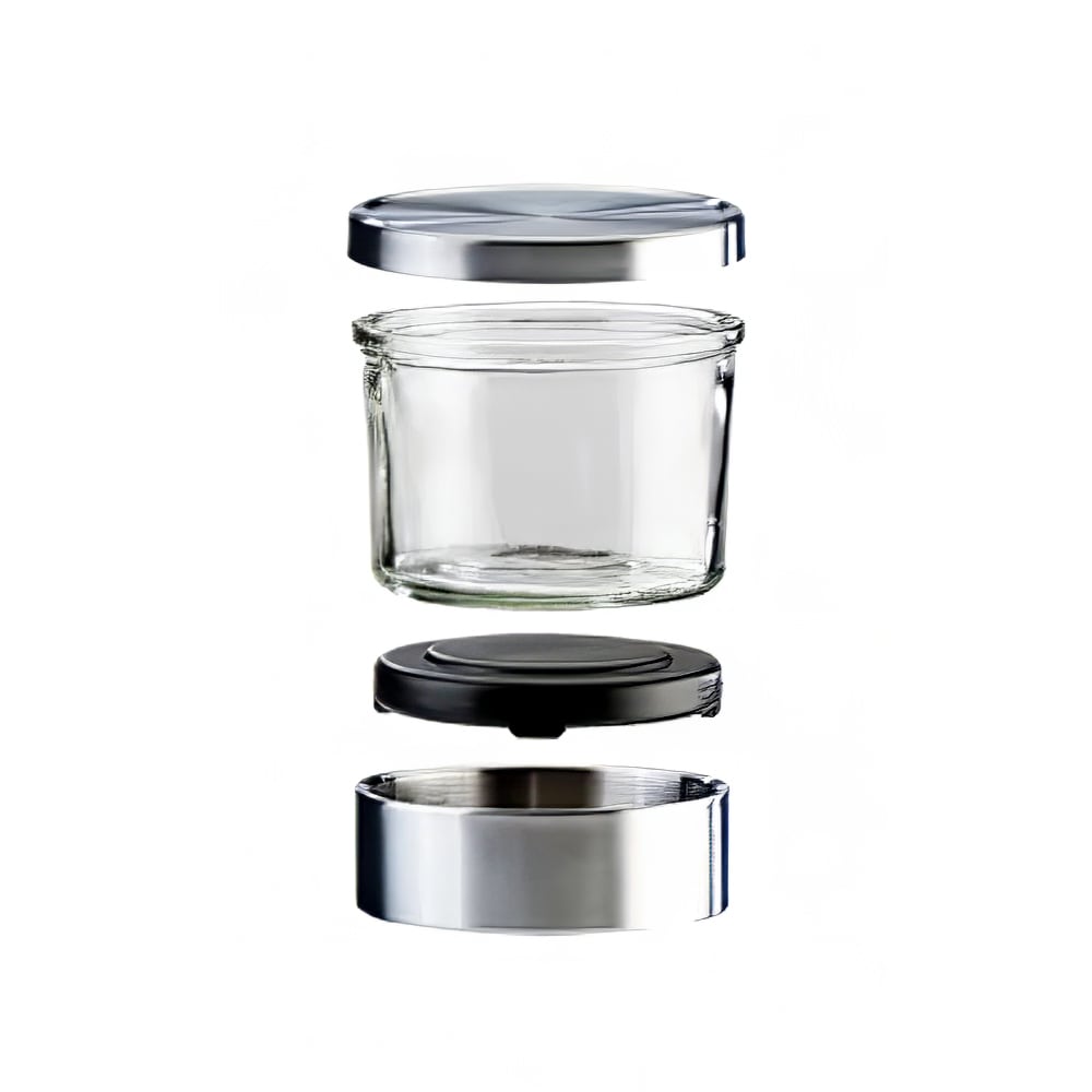 Cal-Mil 1851-5 32 oz Mixology Jar - Lid, Stainless Steel