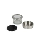 Cal-Mil 1855-4-55HL (3) Compartment Bar Garnish Tray - Flat Hinged Lid thumbnail 5