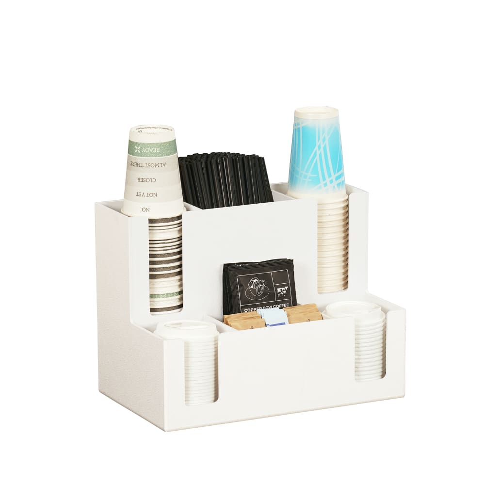 Cal-Mil 2041-15 Cup & Lid Organizer, (6) Compartment, All Cup Types