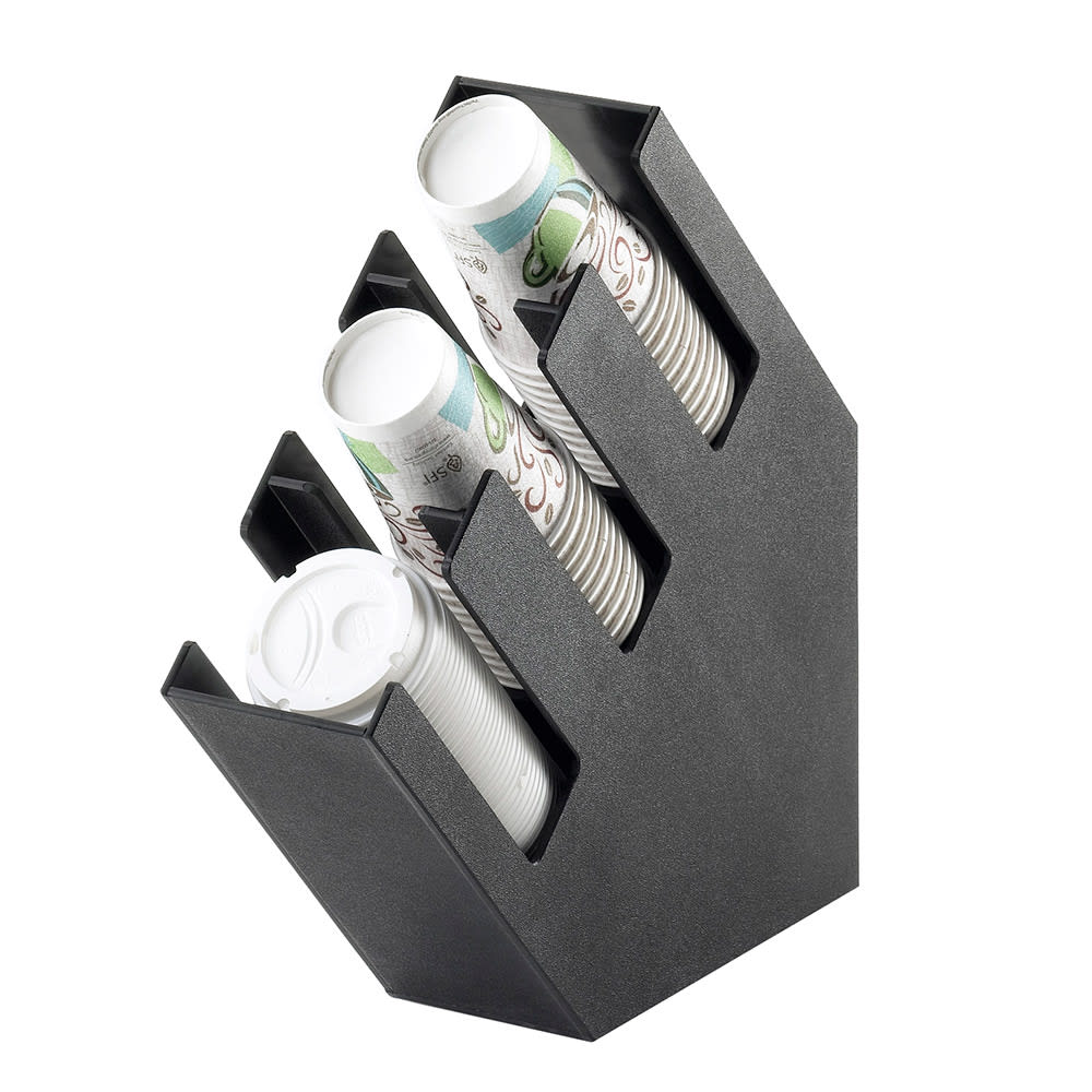 Cal-Mil 2048-3 Cup & Lid Organizer, (3) Compartment, All Cup Types