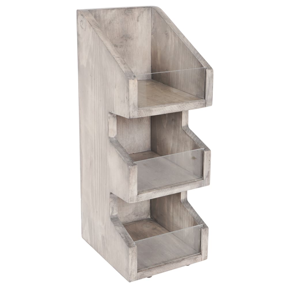 Cal-Mil 2053-110 Condiment Organizer w/ (3) Bins - Gray