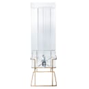 Cal-Mil 22002-3-46 3 gal Beverage Dispenser w/ Ice Tube - Plastic Container, Brass Base thumbnail 3