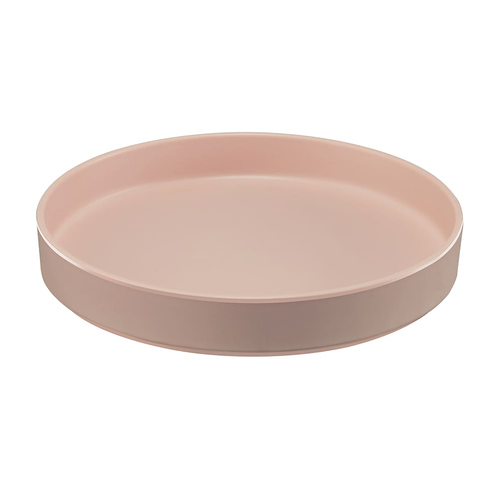 Cal-Mil 22017-10-108 10" Round Melamine Hudson Plate, Blush