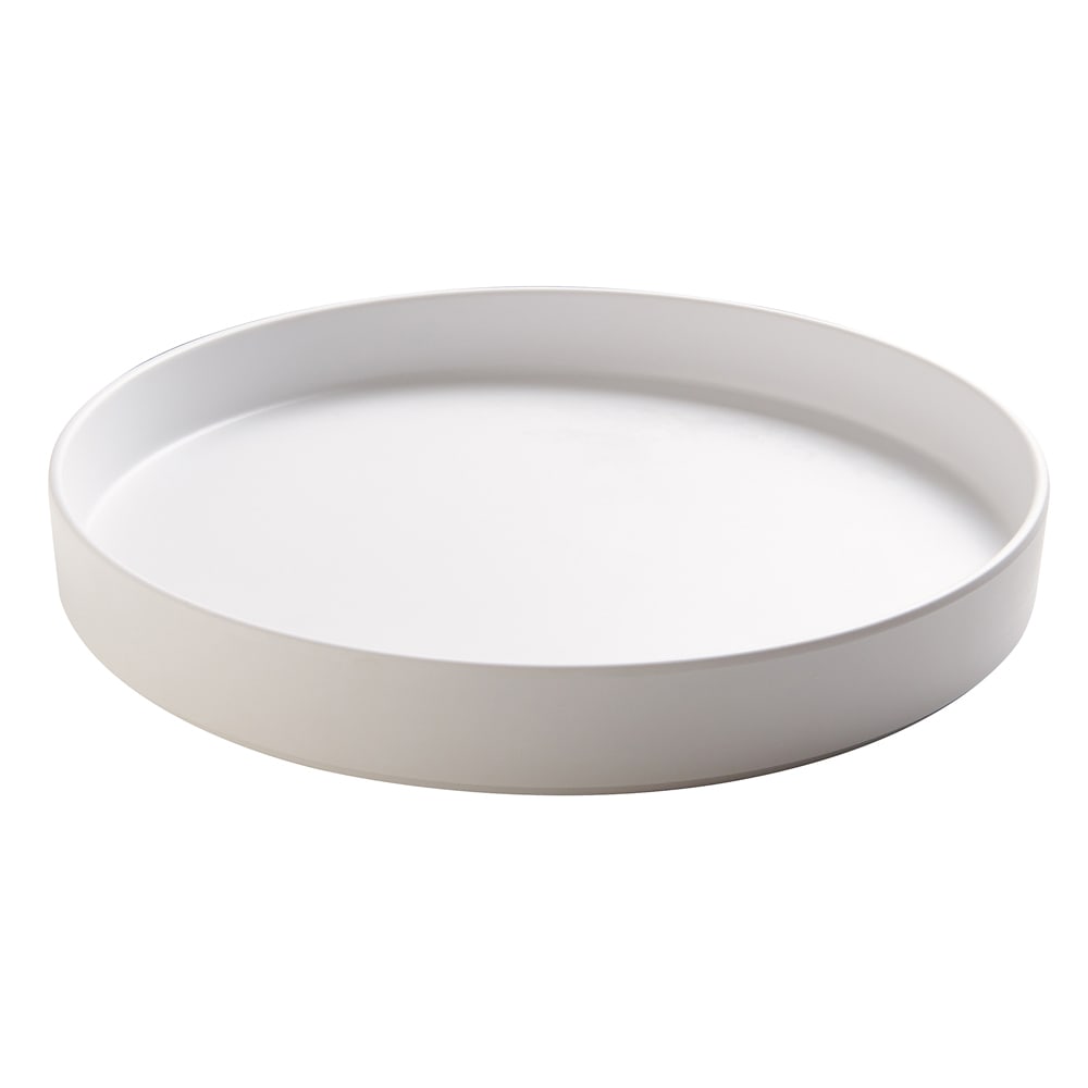 Cal-Mil 22017-12-15 12" Round Melamine Plate, White