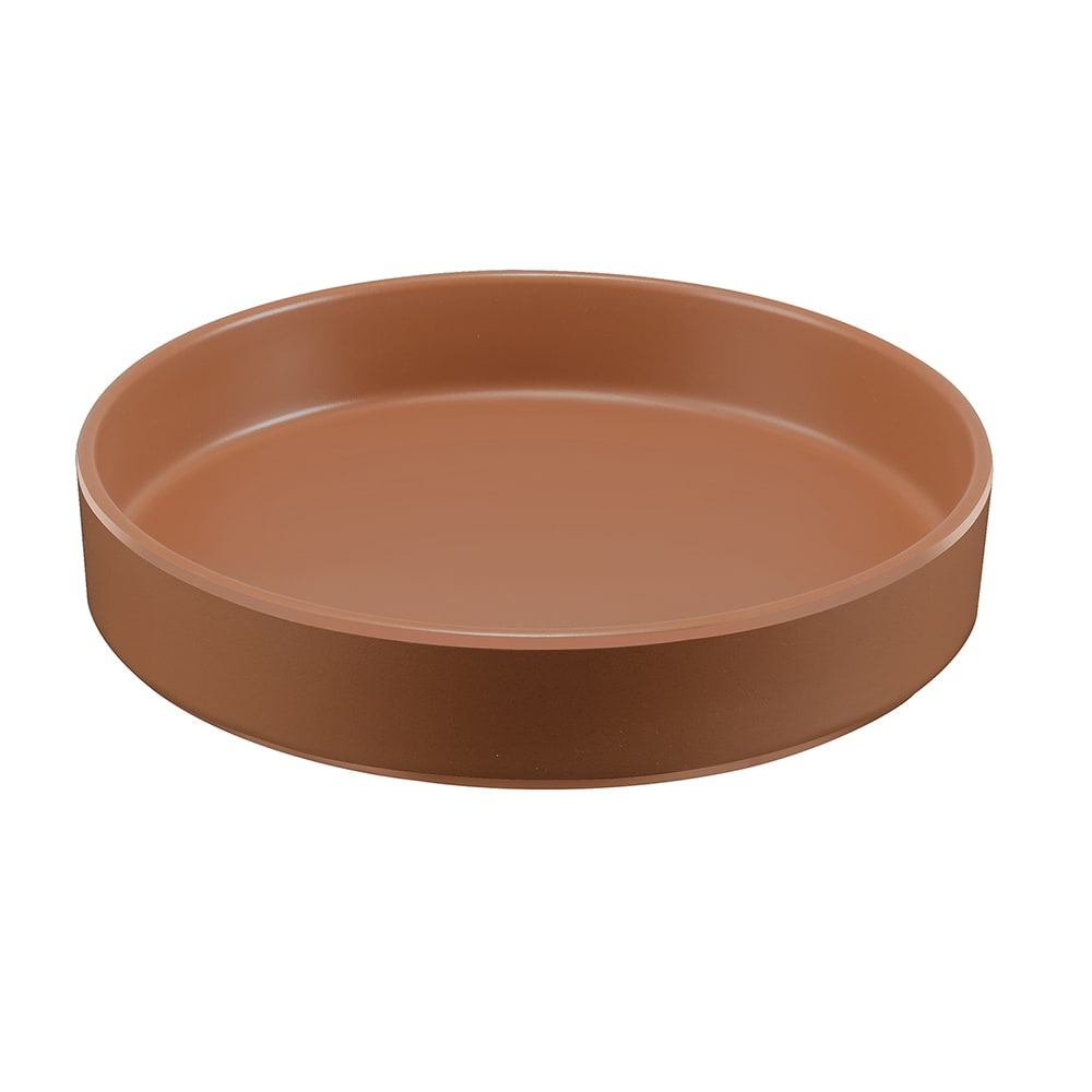 Cal-Mil 22017-8-109 8 1/4" Round Melamine Hudson Plate, Terra Cotta