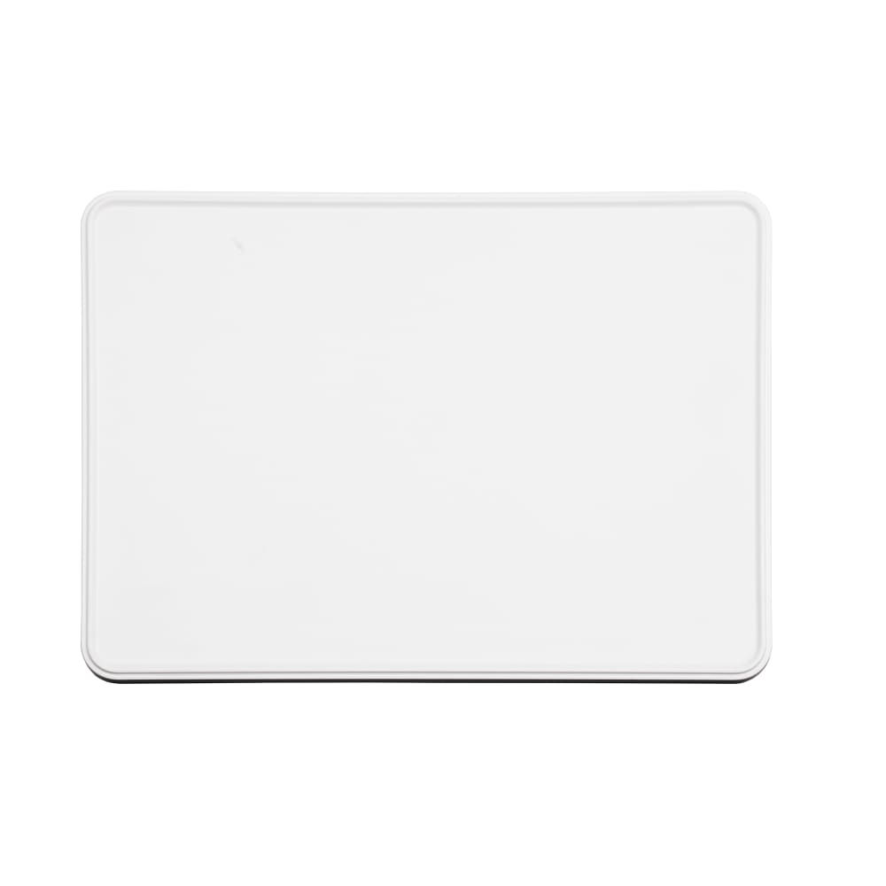 Cal-Mil 22025-1813-15 Rectangular Melamine Dinner Plate - 18" x 13", White