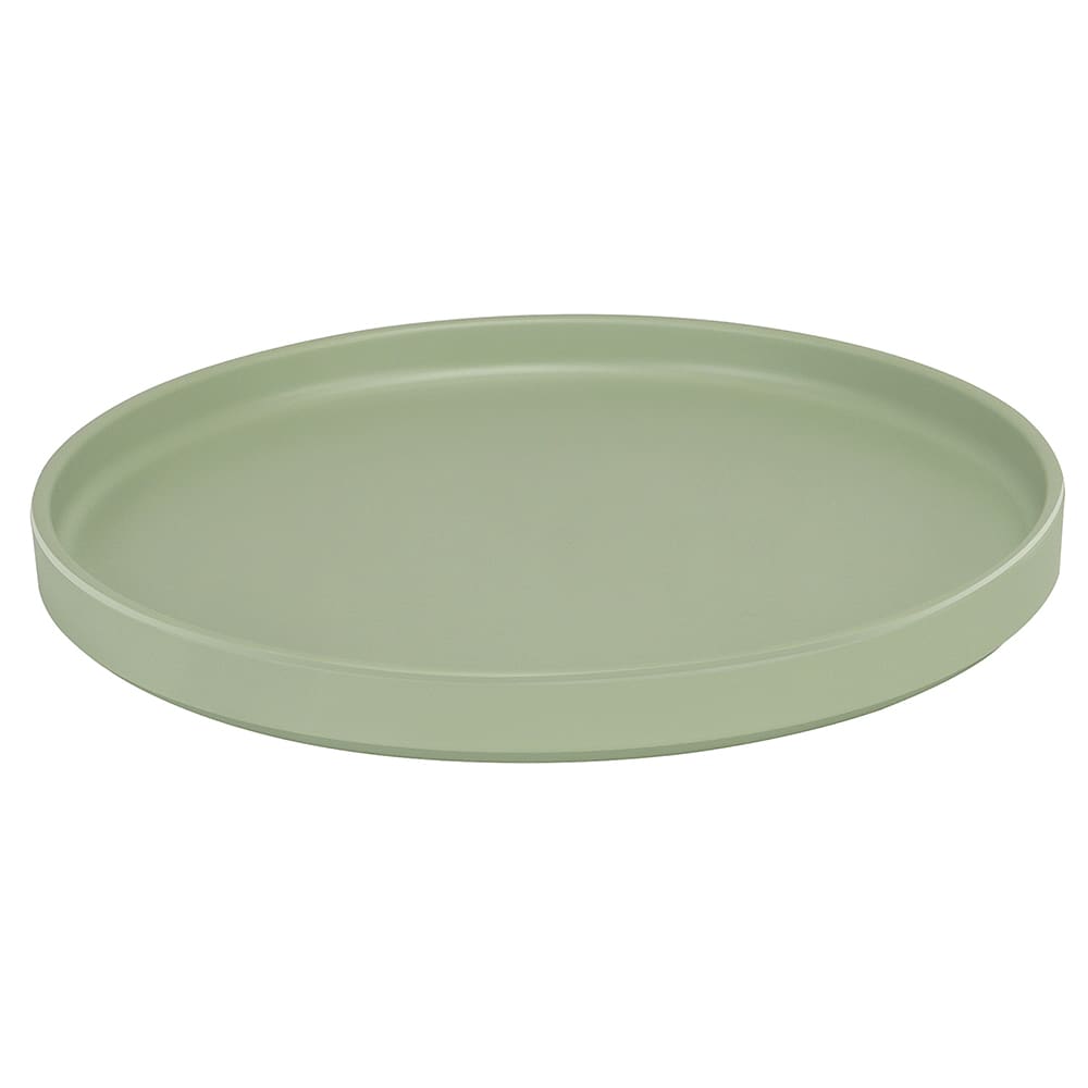 Cal-Mil 22026-10-107 10 1/4" Round Melamine Hudson Plate - Matcha