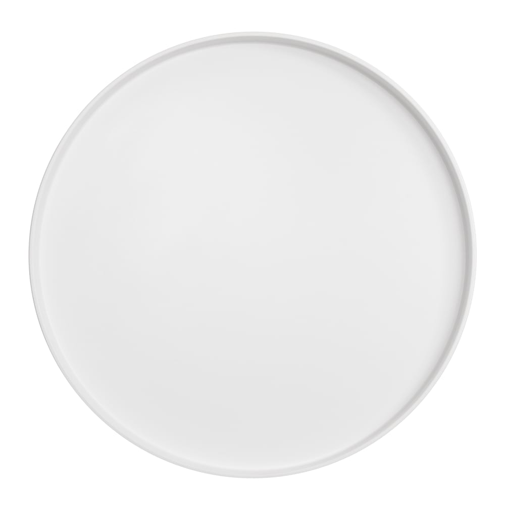 Cal-Mil 22026-16-15 16" Round Hudson Platter - Melamine, White