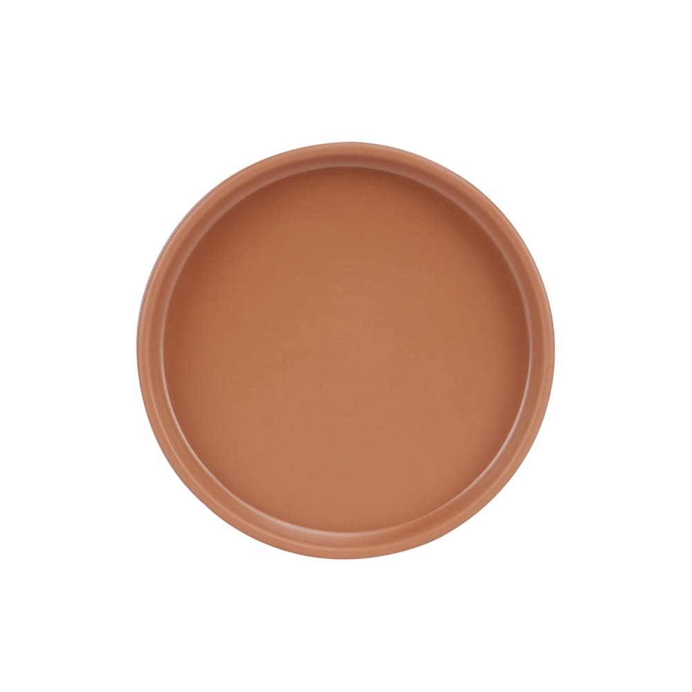 Cal-Mil 22026-6-109 6" Round Melamine Hudson Plate - Terra Cotta
