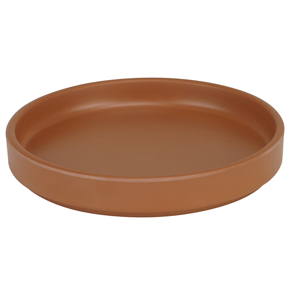 Cal-Mil 22026-8-109 8 1/4" Round Melamine Hudson Plate - Terra Cotta