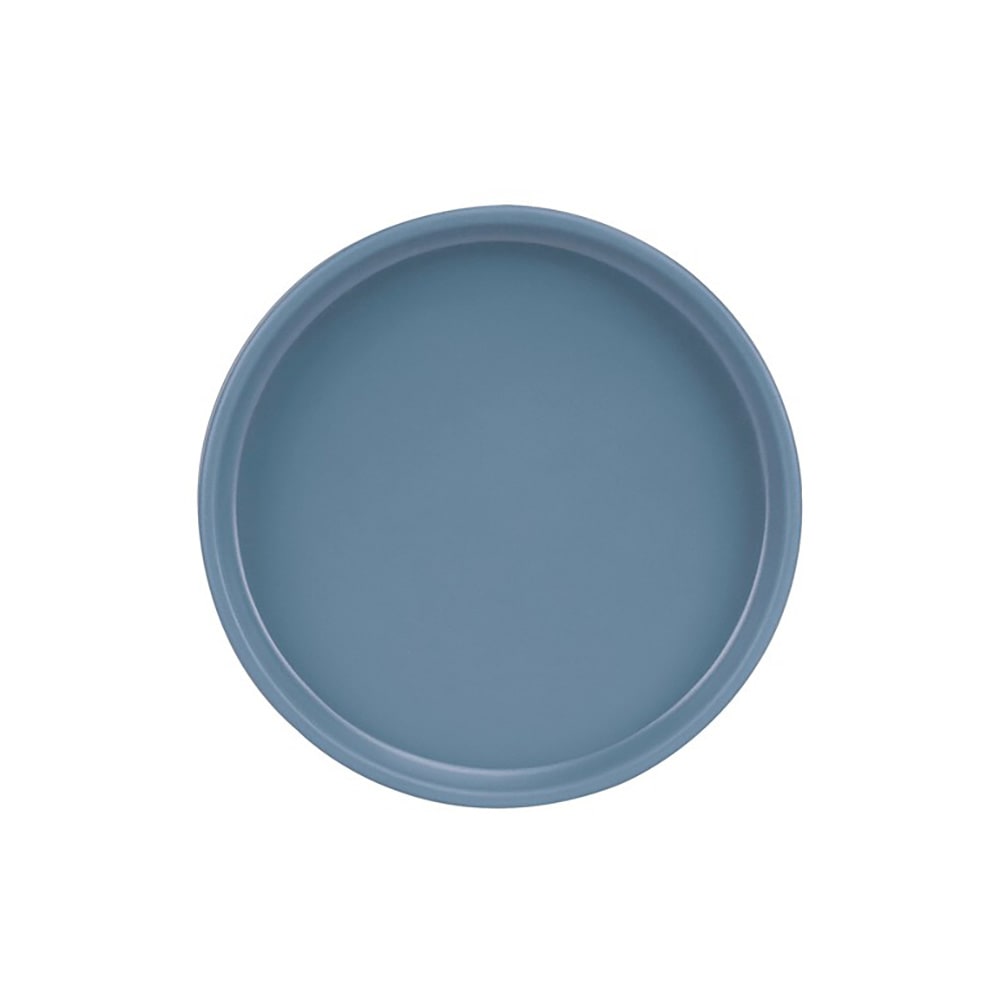 Cal-Mil 22026-8-111 8 1/4" Round Melamine Hudson Plate, Stone Blue