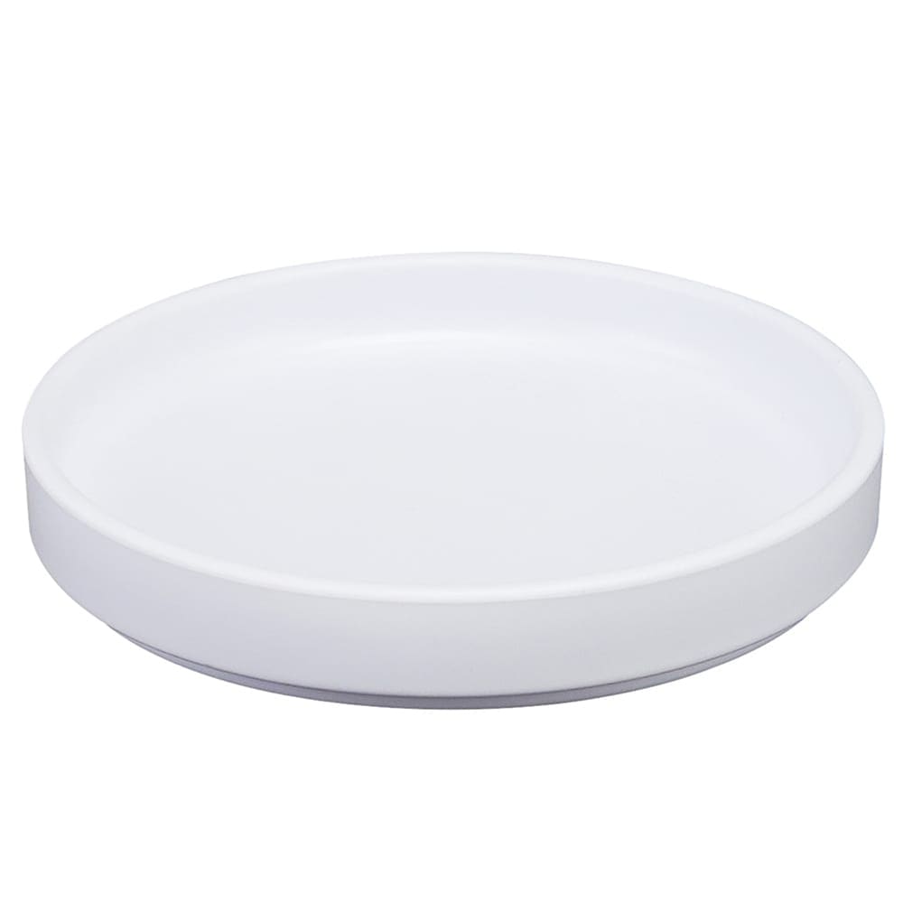 Cal-Mil 22026-8-15 8 1/4" Round Melamine Hudson Plate - White