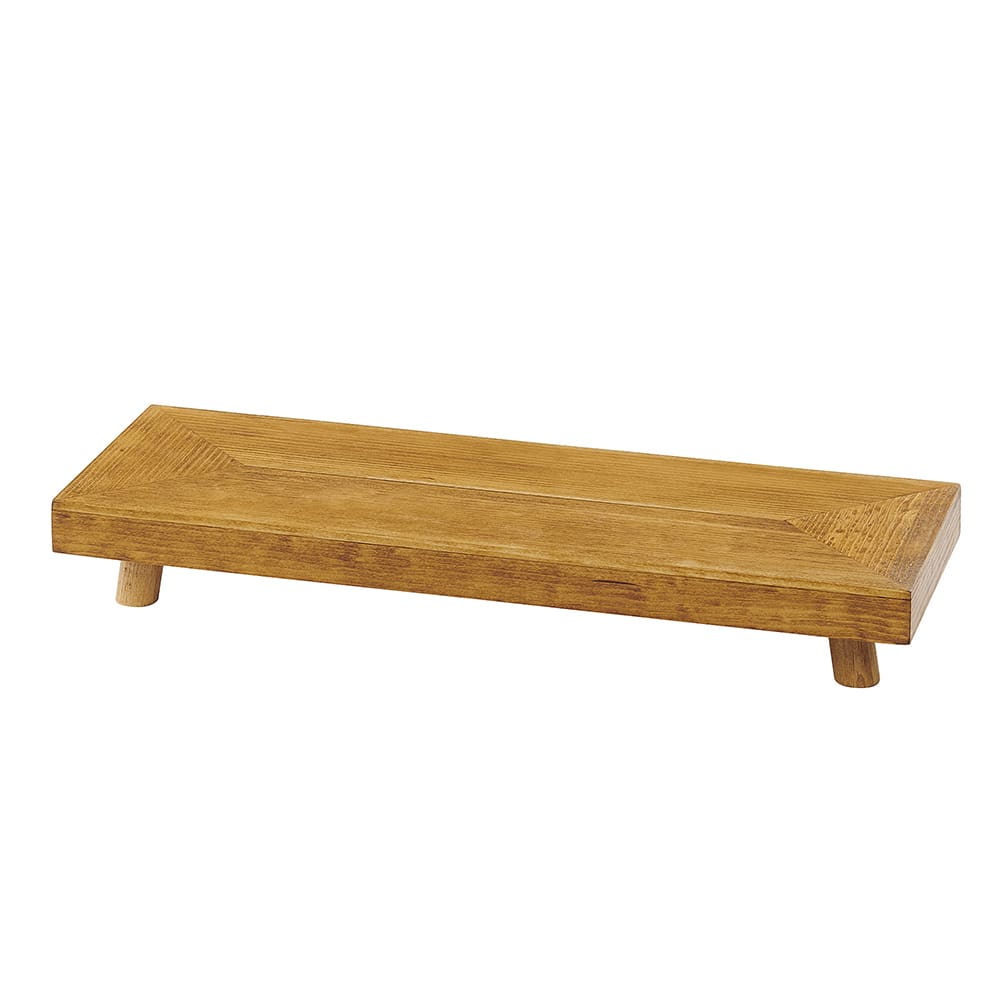 Cal-Mil 22029-3-99 Rectangular Madera Riser - 20"L x 7"W x 3"H, Reclaimed Wood