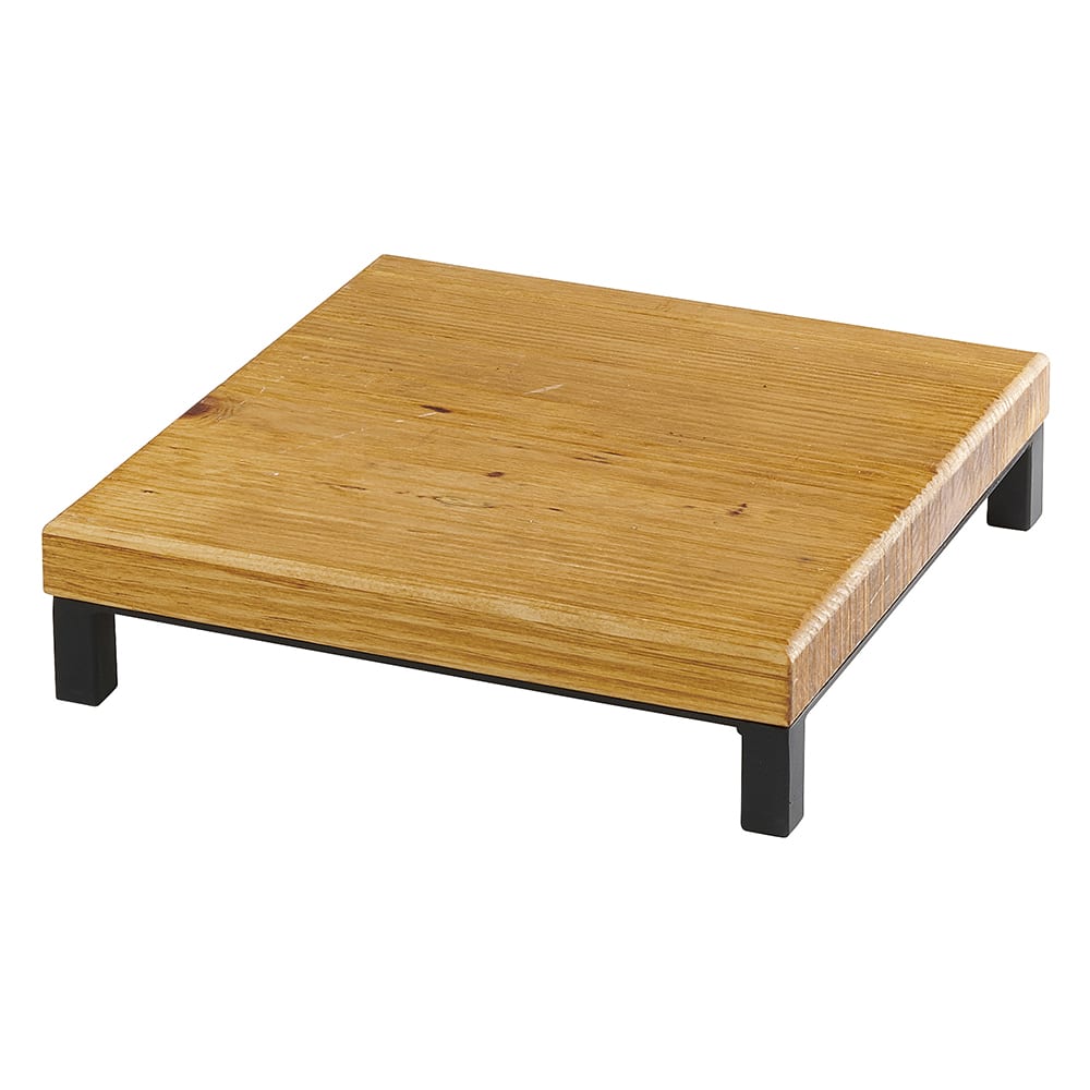 Cal-Mil 22065-3-99 12" Square Madera Riser - 3"H, Reclaimed Wood