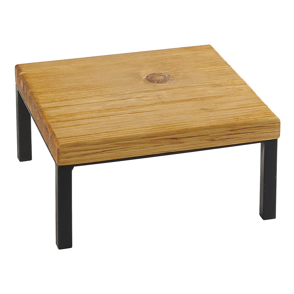 Cal-Mil 22065-6-99 12" Square Madera Riser - 6"H, Reclaimed Wood