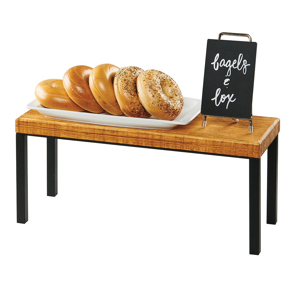 Cal-Mil 22066-9-99 Rectangular Madera Riser - 20"L x 7"W x 9"H, Reclaimed Wood