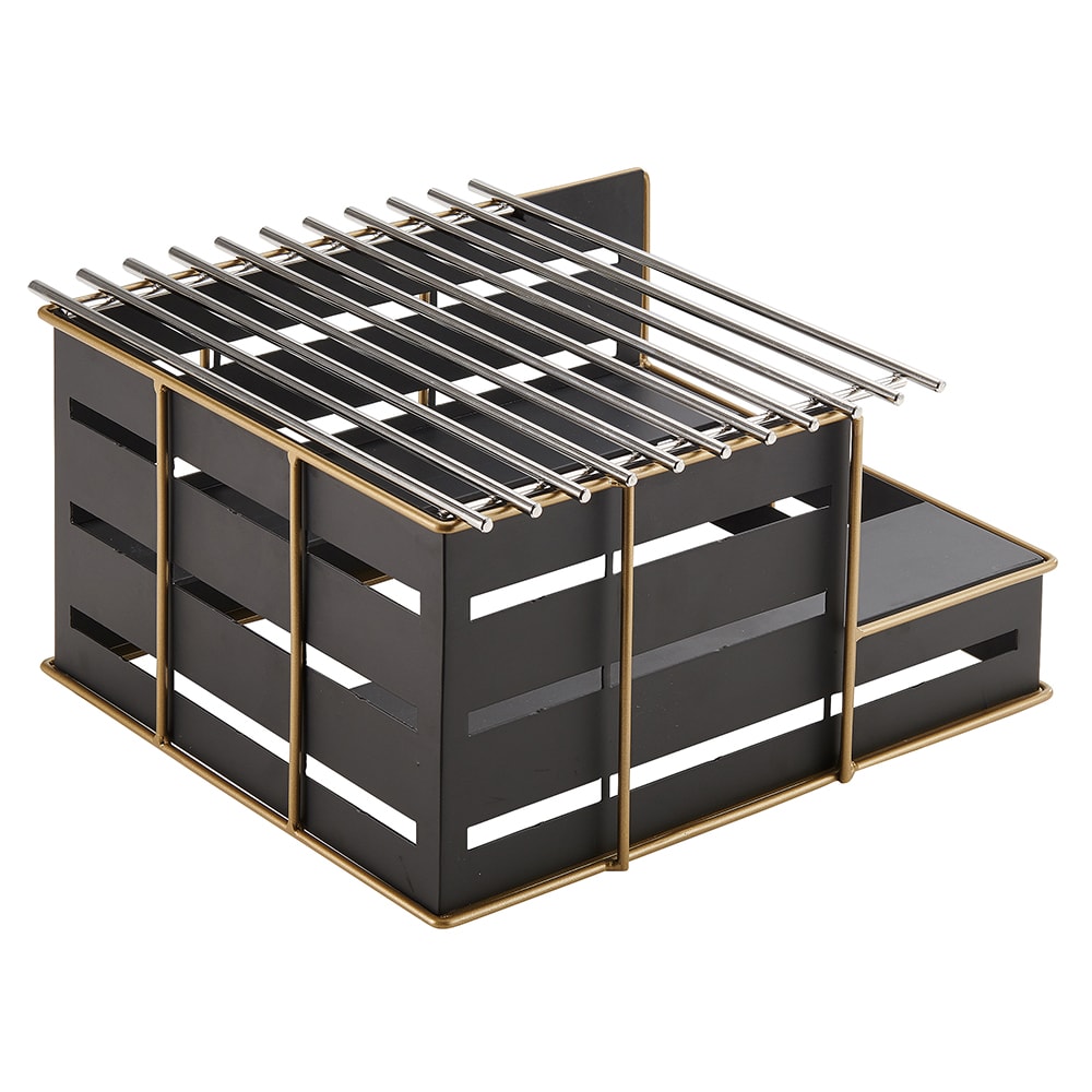 Cal-Mil 22089-90 Butane Stove Frame - 14 1/4"W x 13"D x 7 1/4"H, Steel, Black