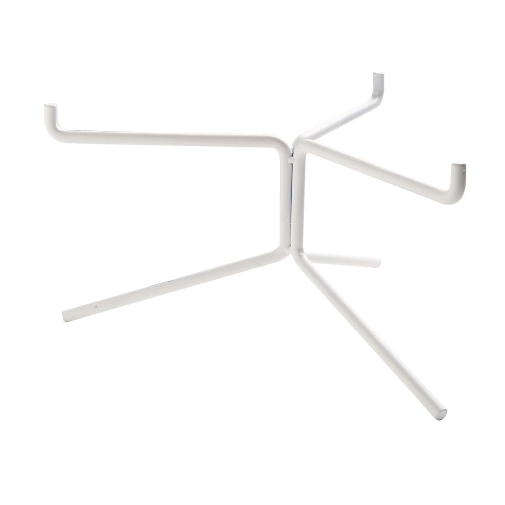 Cal-Mil 22125-4-15 Plate Stand for 12" Plate - 4"H, Steel, White