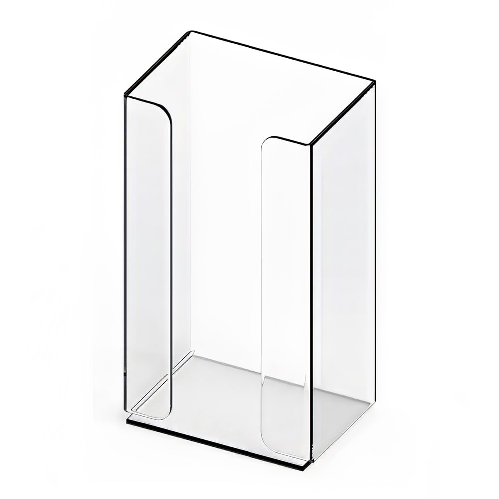 Cal-Mil 22151 Wall Mount Glove Box Holder - 5 1/2"W x 3 3/4"D x 10"H, Plastic