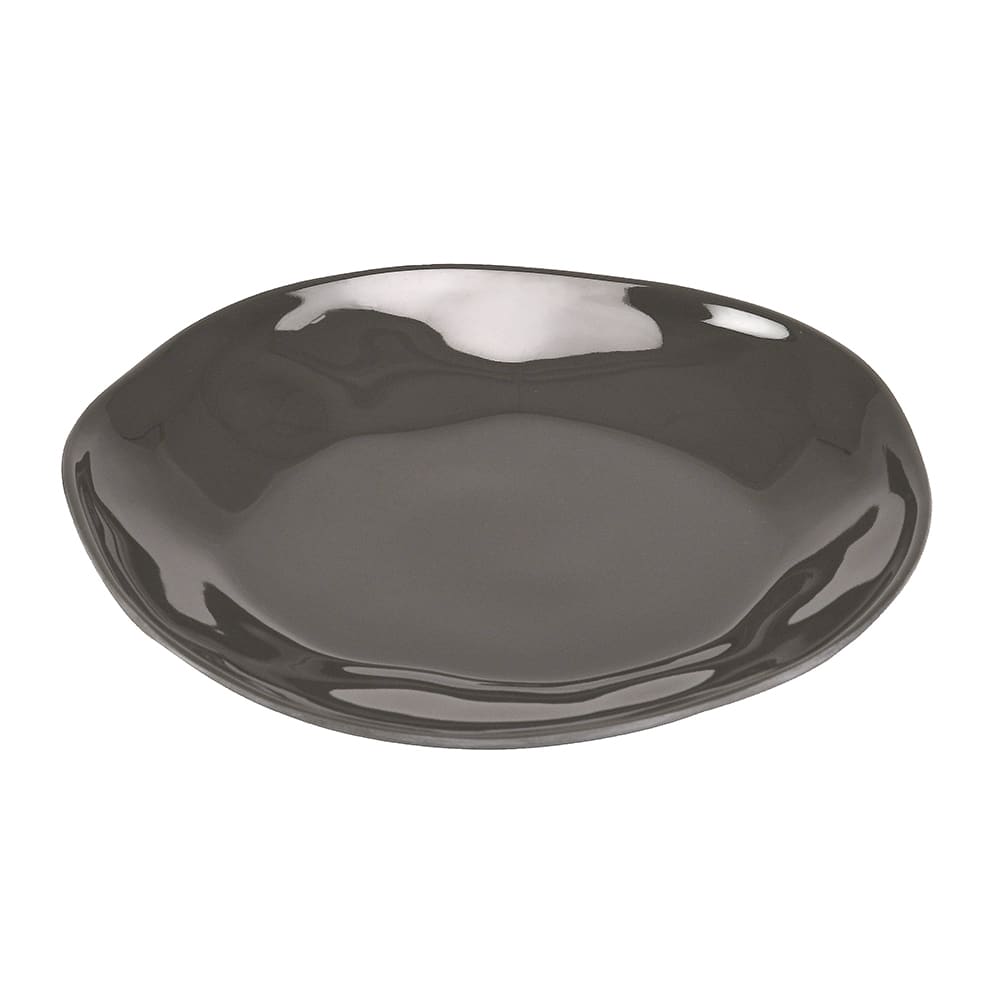 Cal-Mil 22304-9-101 8 3/4" Round Melamine Marin Plate, Cinder