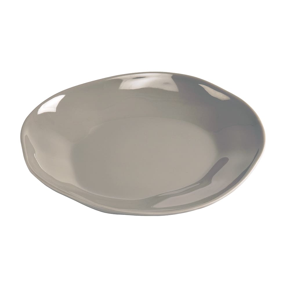Cal-Mil 22304-9-102 8 3/4" Round Melamine Marin Plate, Ash Gray