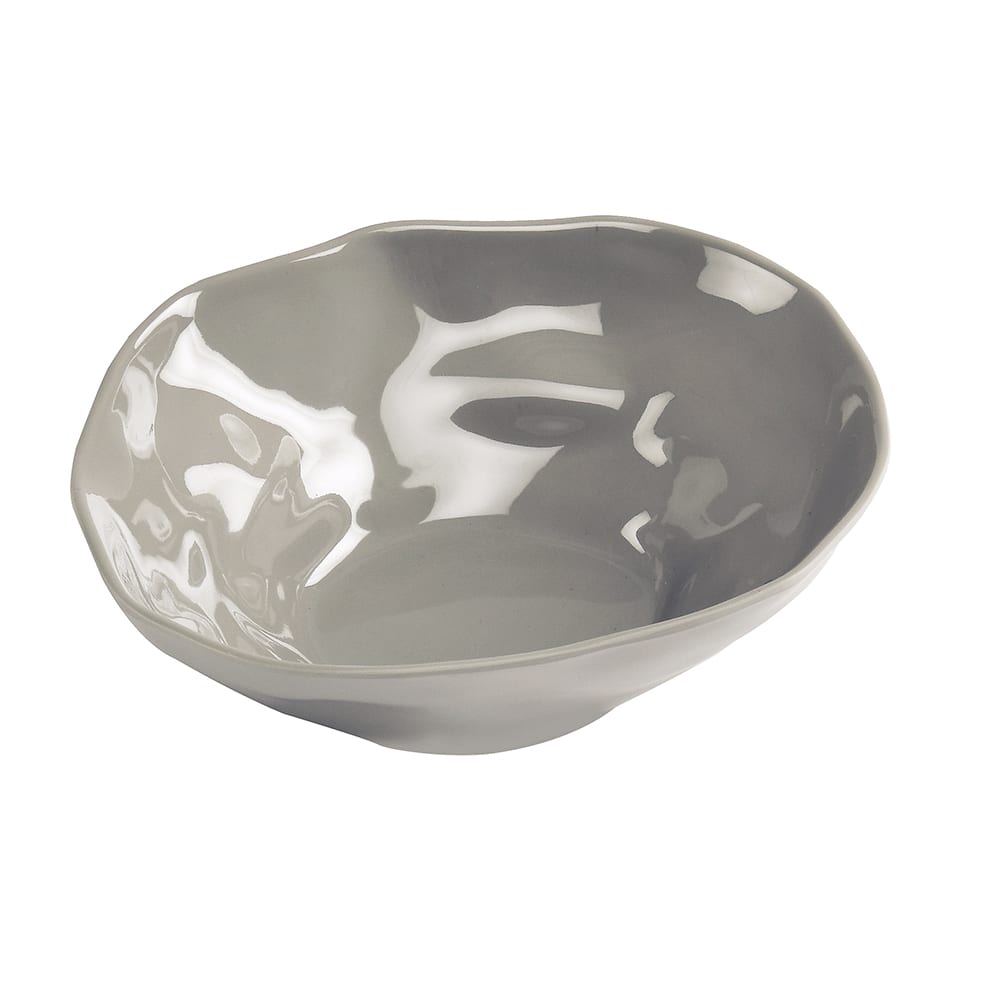 Cal-Mil 22305-5-102 5" Round Melamine Marin Bowl, Ash Gray